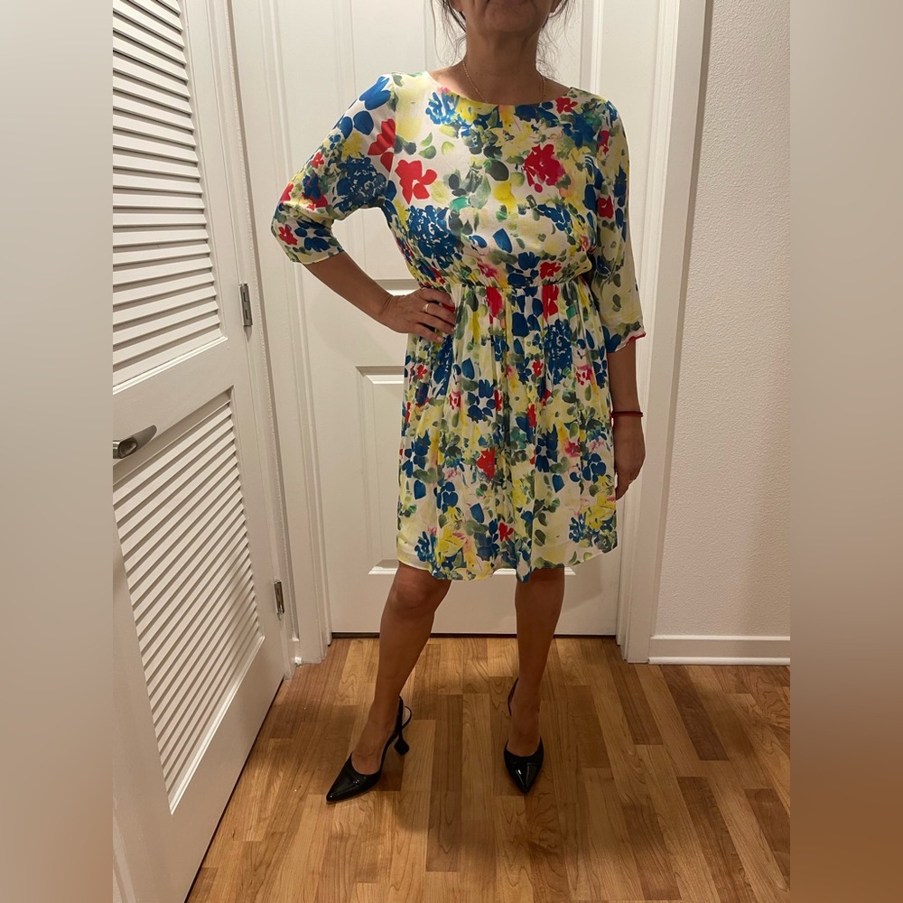 Alice + Olivia Mini floral printed dress